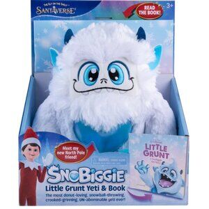 NWT - Little Grunt Plush Yeti and Book Elf on the Shelf